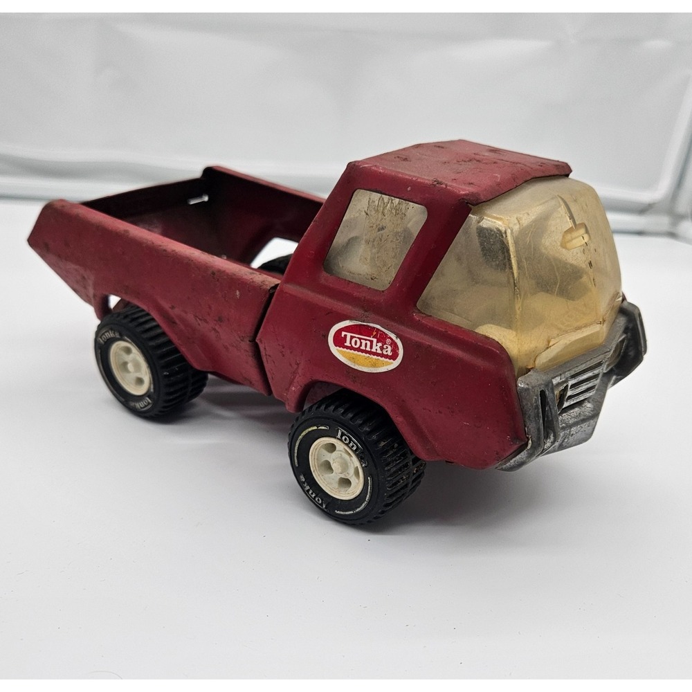 Vintage 1970s Tonka Red Cab Over Engine COE Pickup Truck‎ Toy Vehicle Steel